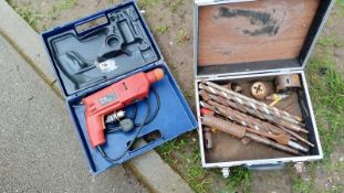 A box of drills & Wicks drill COLLECT ONLY