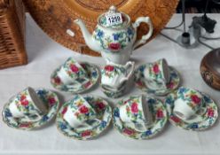 A Booths vintage 15 piece tea set COLLECT ONLY