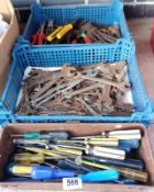 3 Boxes of workshop tools