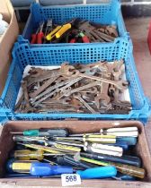 3 Boxes of workshop tools