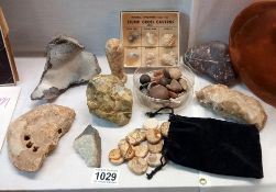 A selection of mixed gem stones