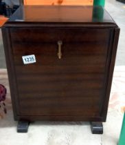 An art deco mahogany coal purdonium COLLECT ONLY