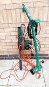 A Bosch electric chainsaw / Wire brush tool COLLECT ONLY