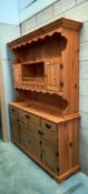 A large pine dresser COLLECT ONLY