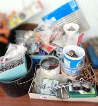 A large collection of workshop sundries