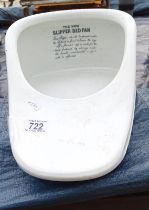 'The new slipper bed pan'