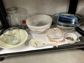 selection of kitchen ceramic and Glass ware