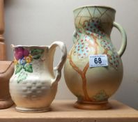 A Crown Devon vase & jug COLLECT ONLY