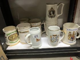 A collection of tankards