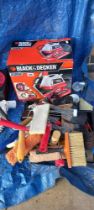 A Black & Decker paper stripper & decorating sundries