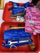 2 Spanner wraps & A small tool kit