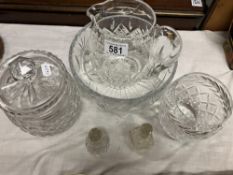 A quantity of glassware including jug etc. COLLECT ONLY