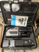 A phillips VKR VHS Movie film camera in Original hard case