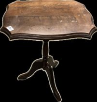 A 20th century mahogany tripod ware table
