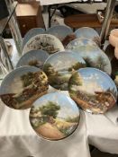 A collection of 13 decorative plate from the Bradford collection (German)