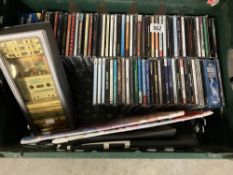 A selection of CDs & DVDs (Blank)