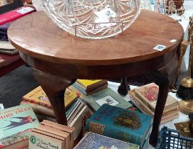 A 1930s coffee table on Queen Anne legs COLLECT ONLY