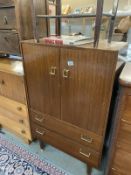 A vintage cupboard with 2 drawers (77cm x 43cm x 121cm) COLLECT ONLY