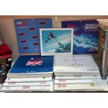 A collection of 15 unused boxed Red Arrows calendars, including; 2 x 2011, 2 x 2010, 2000, 2005,