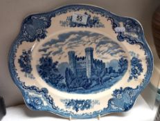 A Johnson Bros old British Castles meat plate COLLECT ONLY