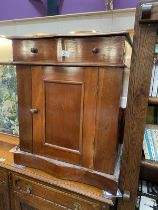 A Victorian mahogany wash stand (65cm x 47cm x 79cm) COLLECT ONLY