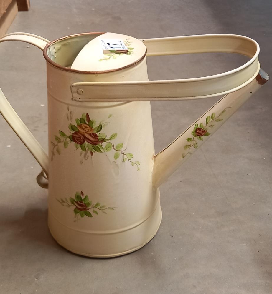2 decorative metal watering cans - Image 2 of 3