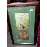 A large framed print of an owl COLLECT ONLY