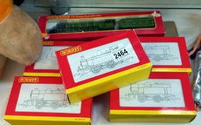 A quantity of boxed Hornby '00' gauge engines including R.2439 x 3, R.2597, R.2665 & R.855 -