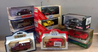 A matchbox Dinky & Corgi classics including Morris Minor, BMW & Jaguar XJS etc