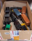 2 Hornby '00' gauge trains & A quantity of coaches etc