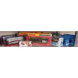 A mixed lot of boxed Diecast including EFE vanguards etc