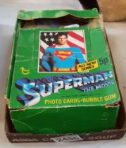 A good collection of collection cards including Superman sets , Black hole & Battlestar galactica
