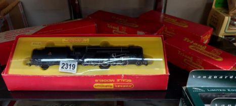 5 boxed Triang Hornby railway locomotives