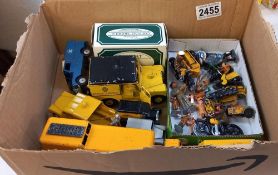 A quantity of unboxed AA diecast vehicles including Budgie & Dinky etc