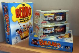 The Beano Lledo boxed limited edition set 2005 x 2 & The Dandy x 2