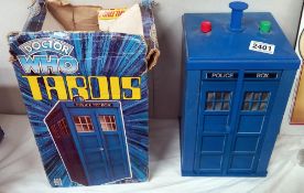 A boxed Deny's fisher Tardis for 12 inch figures A/F (No Figures)