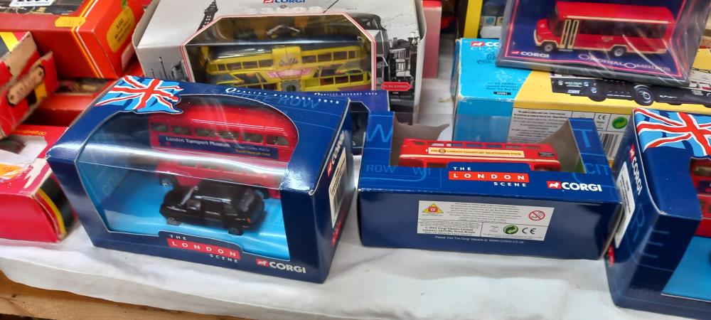 A good lot of boxed Corgi buses including trams - Image 3 of 4
