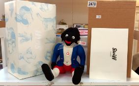 A box of limited edition Steiff Golly no 139 - 1909 height is 30cm with certificate & box