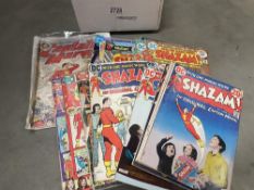 A quantity of vintage DC Shazam comics