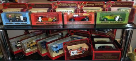 A good selection of matchbox models of yesteryear