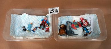 A quantity of rare unicorn minatures Circa 1987 - 1995 painted white metal figures, Disney including