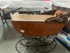 A vintage dolls pram