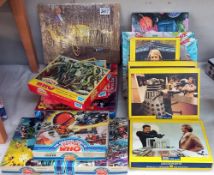 A good lot of vintage Doctor Who jigsaws 7x Still sealed, 8 unchecked