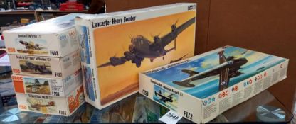 6 boxed Frog aeroplane model kits 1:72 scale believed to be complete