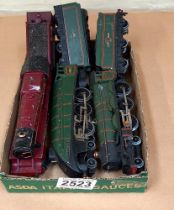 3 Metal bodied '00' gauge engines with tenders