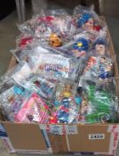 A quantity of McDonalds Happy meal toys including Barbie, Action man, Noddy, Sooty & Sweep etc