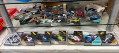 A good selection of mainly onyx diecast Formula 1 cars