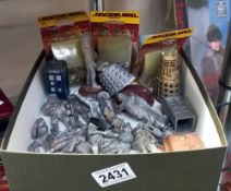 A good lot of Doctor Who fine art casting white metal figures including Citadel Miniatures