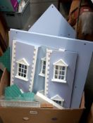 An unmade, unboxed dolls house, believed to be complete COLLECT ONLY