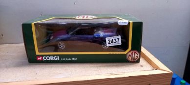 A boxed Corgi 1/18 scale 46601 MGF 1.8 UVC Roadster